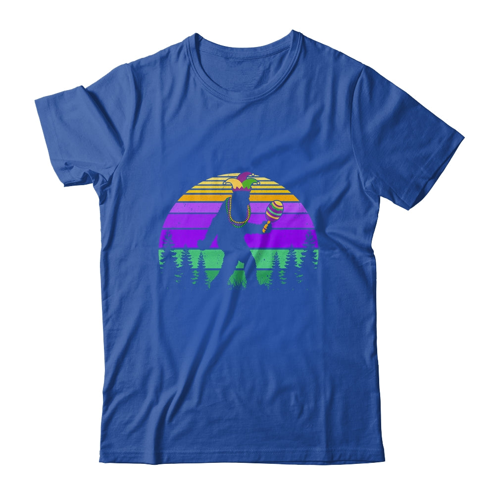 Mardi Gras Carnival Bigfoot Festival Party T-Shirt & Hoodie | Teecentury.com