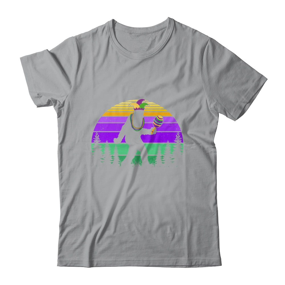 Mardi Gras Carnival Bigfoot Festival Party T-Shirt & Hoodie | Teecentury.com