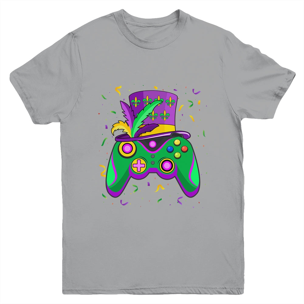 Mardi Gras Gamer Kids Gaming Boys Costume Youth Shirt | teecentury