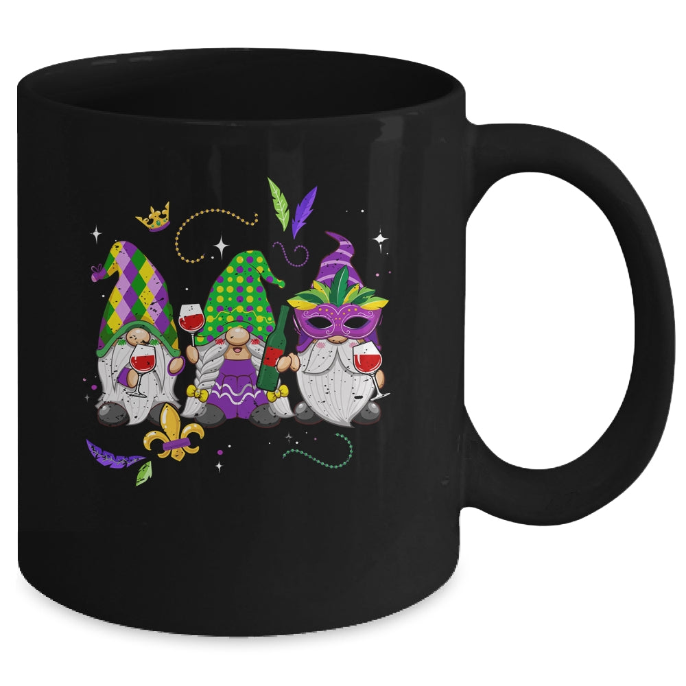 Mardi Gras Gnomes Funny Outfit Gnomies Squad Girl Women Mug | teecentury