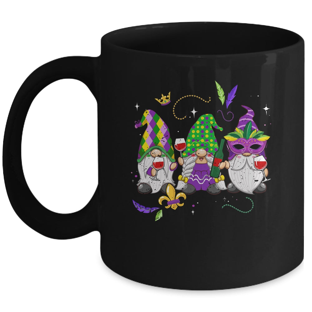 Mardi Gras Gnomes Funny Outfit Gnomies Squad Girl Women Mug | teecentury