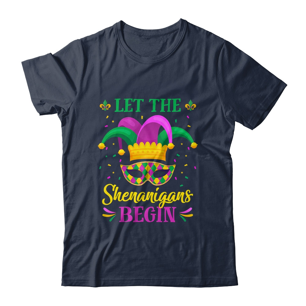 Mardi Gras Let The Shenanigans Begin T-Shirt & Tank Top | Teecentury.com