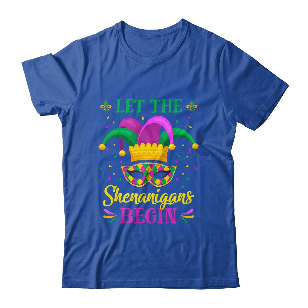Mardi Gras Let The Shenanigans Begin T-Shirt & Tank Top | Teecentury.com