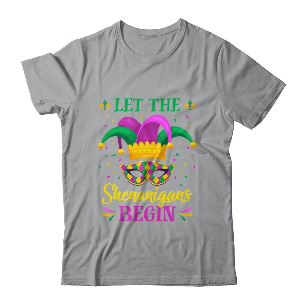 Mardi Gras Let The Shenanigans Begin T-Shirt & Tank Top | Teecentury.com