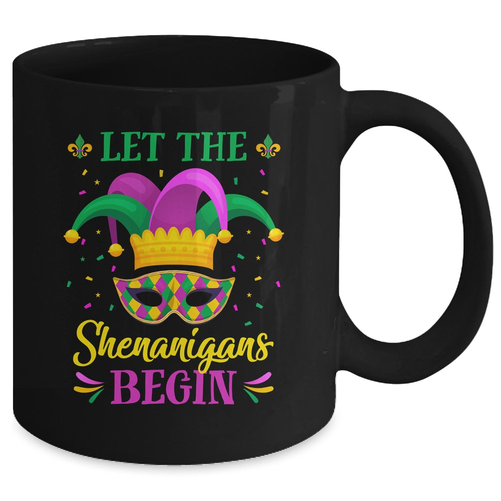Mardi Gras Let The Shenanigans Begin Mug Coffee Mug | Teecentury.com