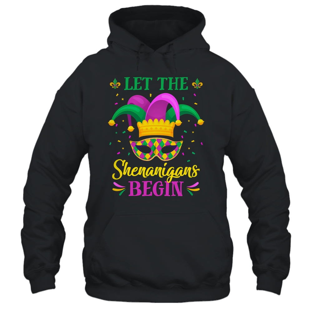 Mardi Gras Let The Shenanigans Begin T-Shirt & Tank Top | Teecentury.com