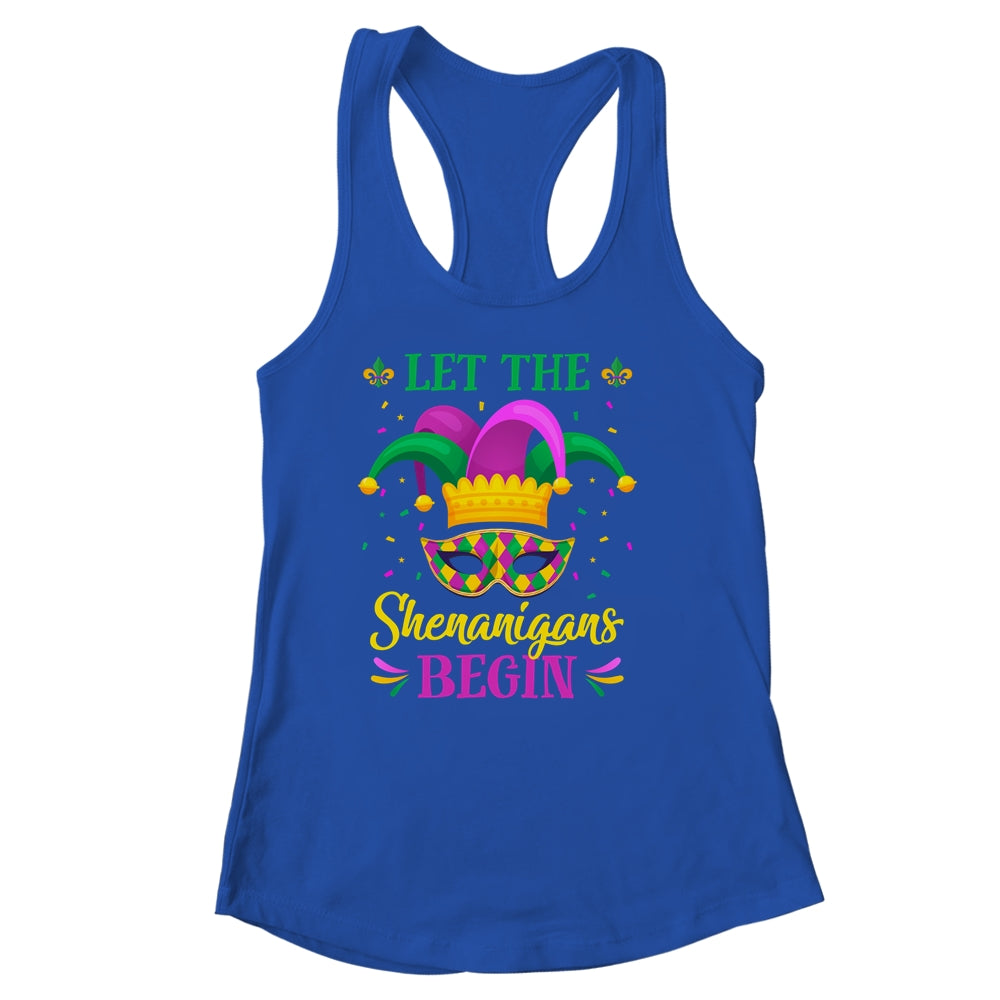 Mardi Gras Let The Shenanigans Begin T-Shirt & Tank Top | Teecentury.com