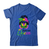 Mardi Gras Queen Carnival Costume Messy Bun T-Shirt & Tank Top | Teecentury.com