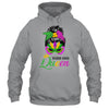 Mardi Gras Queen Carnival Costume Messy Bun T-Shirt & Tank Top | Teecentury.com