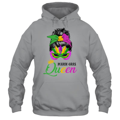 Mardi Gras Queen Carnival Costume Messy Bun T-Shirt & Tank Top | Teecentury.com