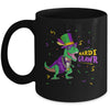 Mardi Gras Trex Dinosaur Lovers Boy Mardi Grawr Mug | teecentury