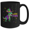 Mardi Gras Trex Dinosaur Lovers Boy Mardi Grawr Mug | teecentury