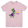 Mardi Gras Trex Dinosaur Lovers Boy Mardi Grawr Youth Shirt | teecentury