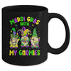 Mardi Gras With My Gnomies Funny Mardi Gras Three Gnomes Mug | teecentury