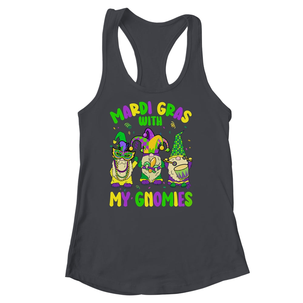 Mardi Gras With My Gnomies Funny Mardi Gras Three Gnomes Shirt & Tank Top | teecentury