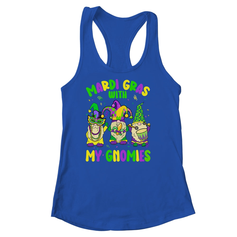 Mardi Gras With My Gnomies Funny Mardi Gras Three Gnomes Shirt & Tank Top | teecentury