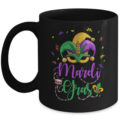 Mardi Gras Womens Girls Mask Beads New Orleans Party Mug | teecentury