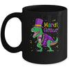 Mardi Grawr T-Rex Dinosaur Dino Mardi Gras For Kids Boy Mug Coffee Mug | Teecentury.com