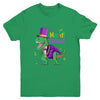 Mardi Grawr T-Rex Dinosaur Dino Mardi Gras For Kids Boy Youth Youth Shirt | Teecentury.com