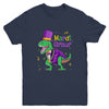 Mardi Grawr T-Rex Dinosaur Dino Mardi Gras For Kids Boy Youth Youth Shirt | Teecentury.com