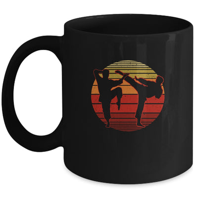 Martial Arts Fighter Retro Warrior Karate Mug Coffee Mug | Teecentury.com