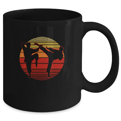 Martial Arts Fighter Retro Warrior Karate Mug Coffee Mug | Teecentury.com