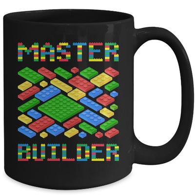 Master Builder Funny Building Blocks For Boys Men Mug | teecentury