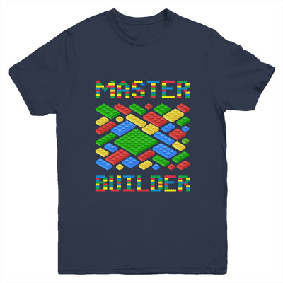 Master Builder Funny Building Blocks For Boys Men Youth Shirt | teecentury