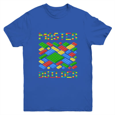 Master Builder Funny Building Blocks For Boys Men Youth Shirt | teecentury