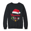 Mawmaw Claus Santa Christmas Matching Family Pajama Funny T-Shirt & Sweatshirt | Teecentury.com