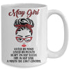 May Girl Hated By Many Loved By Plenty Leopard Women Mug Coffee Mug | Teecentury.com