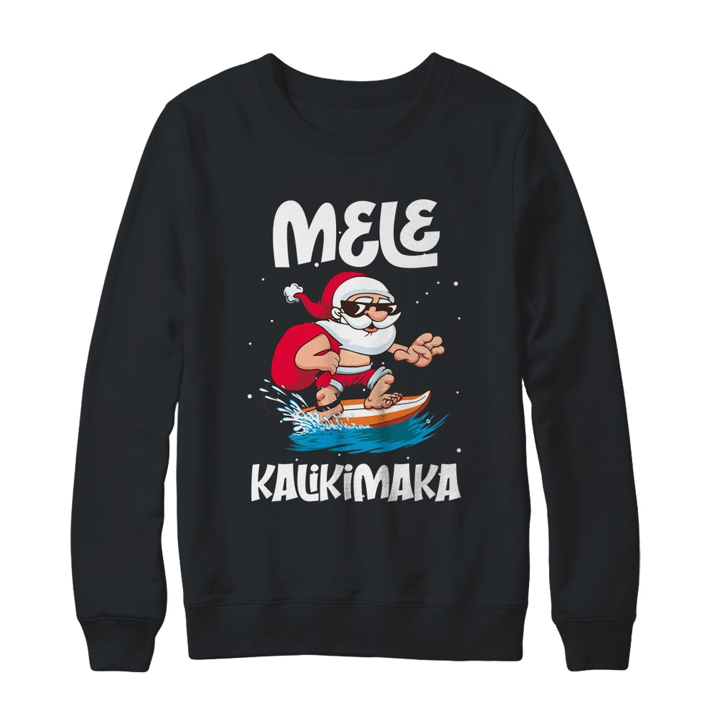 Surfing santa sweater hotsell