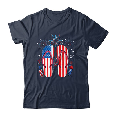 Memorial Day 4th of July Holiday Patriotic Flip Flops Shirt & Tank Top | teecentury