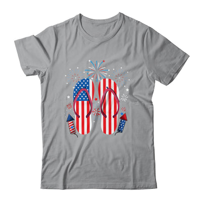 Memorial Day 4th of July Holiday Patriotic Flip Flops Shirt & Tank Top | teecentury