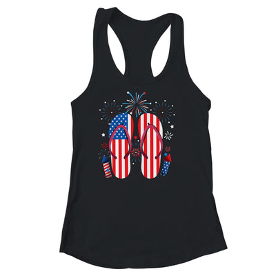 Memorial Day 4th of July Holiday Patriotic Flip Flops Shirt & Tank Top | teecentury