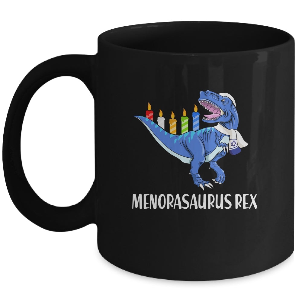Menorasaurus Rex Menorah Dinosaur Hanukkah Chanukkah Mug Coffee Mug | Teecentury.com
