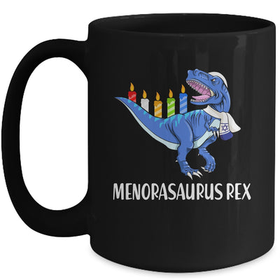 Menorasaurus Rex Menorah Dinosaur Hanukkah Chanukkah Mug Coffee Mug | Teecentury.com