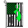 Mental Health Awareness America Flag Green Ribbon Flag | Teecentury.com