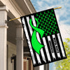 Mental Health Awareness America Flag Green Ribbon Flag | Teecentury.com