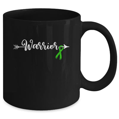 Mental Health Warrior Mental Health Awareness Green Ribbon Mug | teecentury