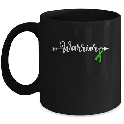 Mental Health Warrior Mental Health Awareness Green Ribbon Mug | teecentury