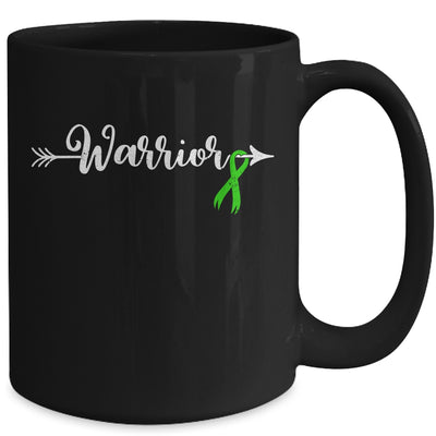 Mental Health Warrior Mental Health Awareness Green Ribbon Mug | teecentury