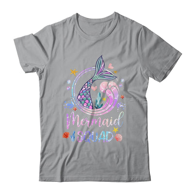 Mermaid Birthday Squad Party Girls Women Mermaid Shirt & Tank Top | teecentury