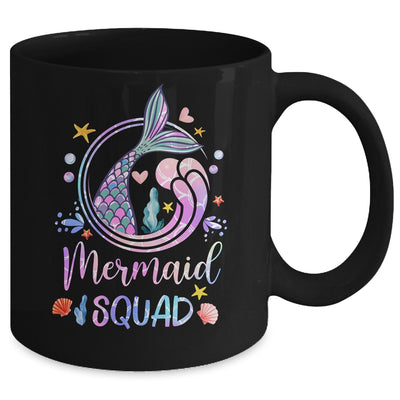 Mermaid Birthday Squad Party Girls Women Mermaid Mug | teecentury