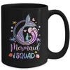 Mermaid Birthday Squad Party Girls Women Mermaid Mug | teecentury