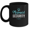 Mermaid Security Mermaid Dad Birthday Party Mer Dad Mug | teecentury