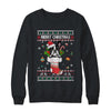 Merry Christmas Boston Terrier In Sock Dog Funny Ugly Xmas T-Shirt & Sweatshirt | Teecentury.com