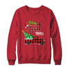 Merry Christmas Buffalo Plaid Red Truck Christian Cross Xmas T-Shirt & Sweatshirt | Teecentury.com