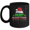 Merry Christmas Buffalo Red Plaid Santa Hat For Men Women Mug | teecentury