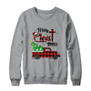 Merry Christmas Buffalo Red Plaid Truck Christian Cross Xmas T-Shirt & Sweatshirt | Teecentury.com